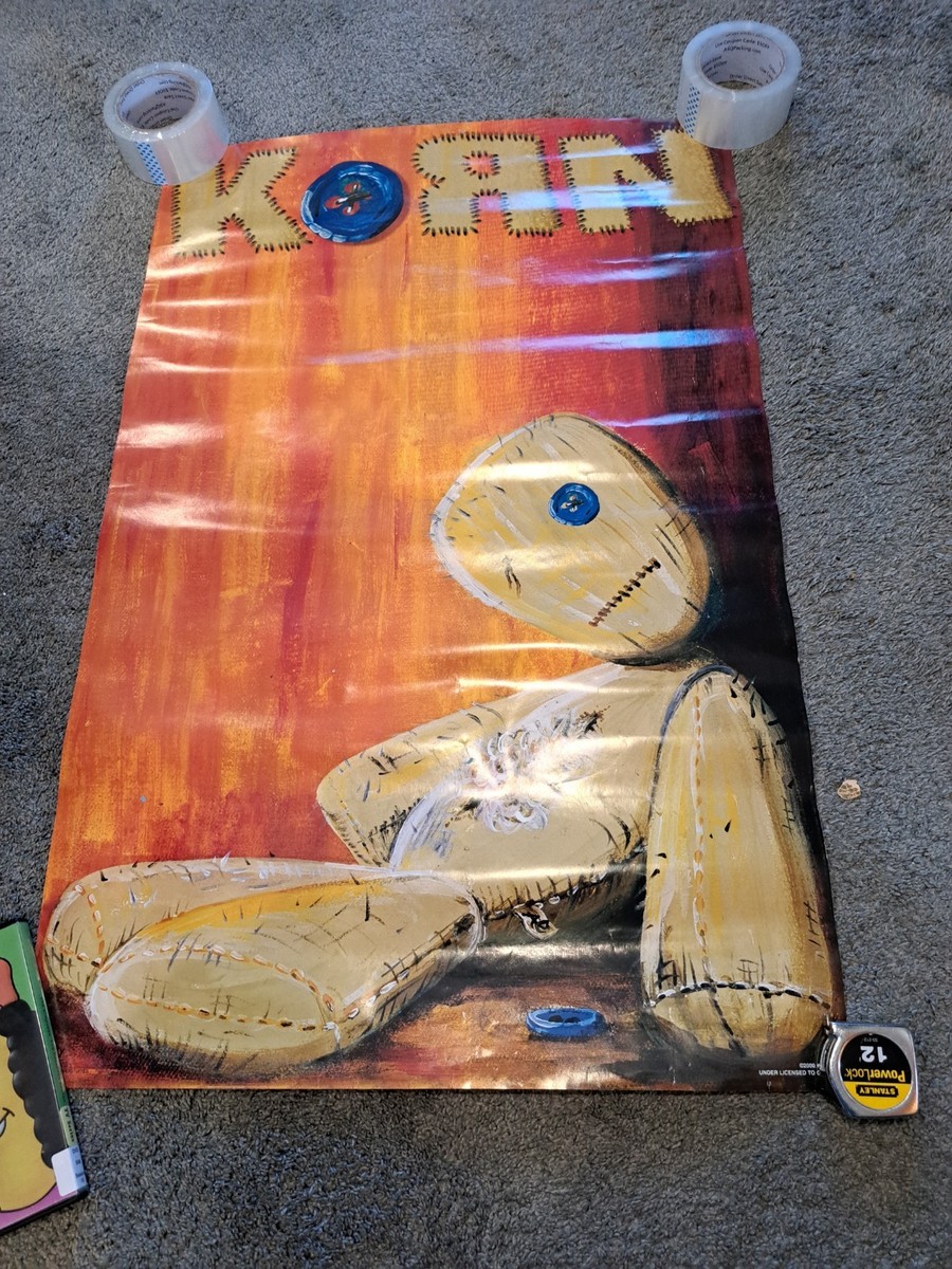 Vintage 2000 Korn Poster Funky Enterprises Overstuffed 22.25 X 35