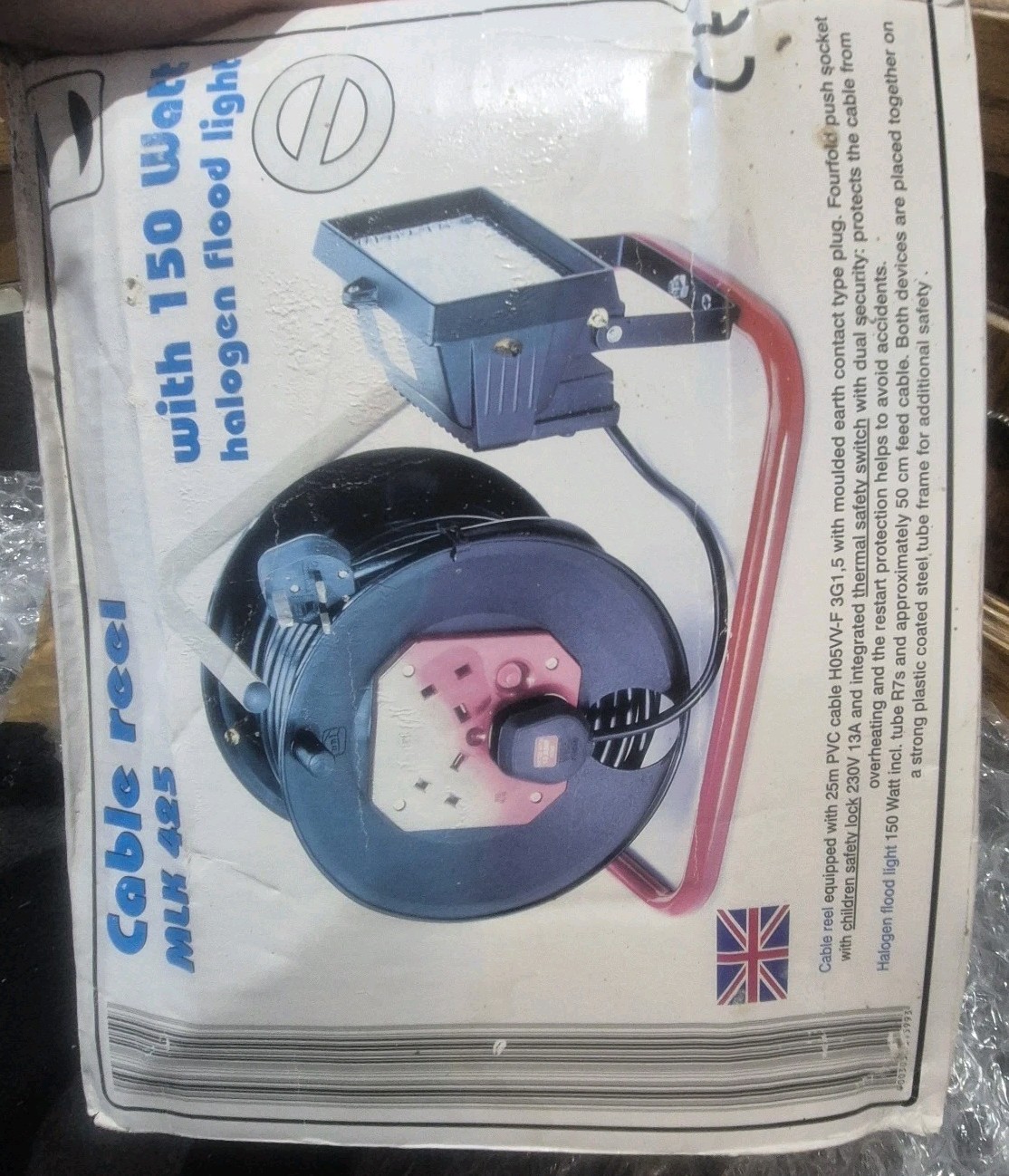 Brennenstuhl Extension Reel Extension Lead - 25 Metre Heavy Duty Cable Reel 13A