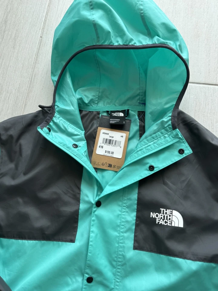 Chaqueta de montaña de temporada 1985 The North Face para hombre talla grande color géiser aguamarina Foto 3 de 4