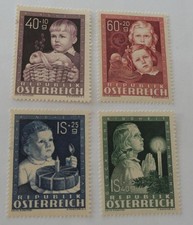 Austria 1949 Child Welfare set unused