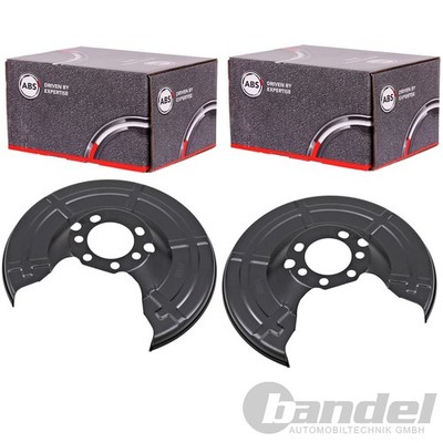 2x A.B.S. SPRITZBLECHE BREMSSCHEIBEN HINTEN passend für OPEL ASTRA COMBO MERIVA 