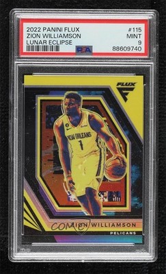 2022-23 Panini Flux Lunar Eclipse Prizm /25 Zion Williamson #115 18yk