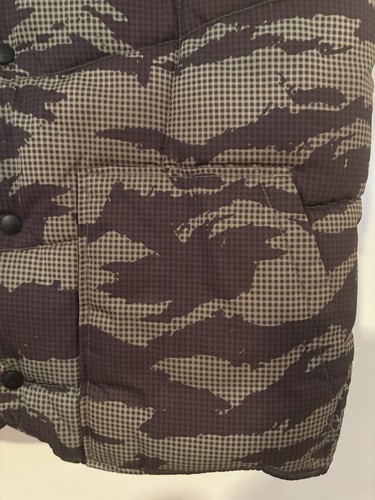 Oakley Reversible Puffer Vest Camo / Yellow Y2K - Picture 2 of 12