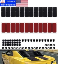 Rear Window Louver Hardware Accessories Kit for Ford Mustang/Challenger/Camaro