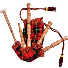 Mini Miniature Rosewood Bagpipe for Beginners Playable Gift set Wallace 