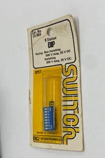 GC Electronics 35-968 dip switch SPST-8 position, standard profile dip switch