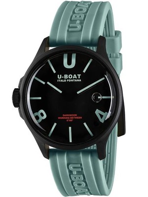 Herrenuhr U-Boat Darkmoon 9526/B Aqua 44mm Ölbad Stahl Schwarz - Neu