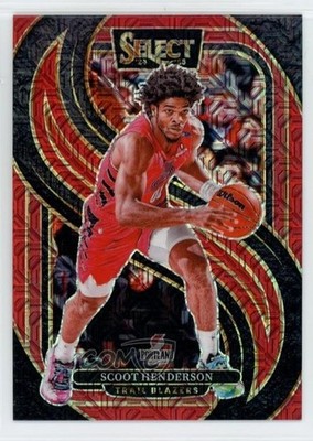 2024-25 Panini Select Premier Level Red Mojo Prizm /20 Scoot Henderson #119 1q3d