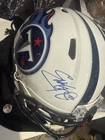 Titans Eddie George Speed Replica Helmet Full Size Autographed