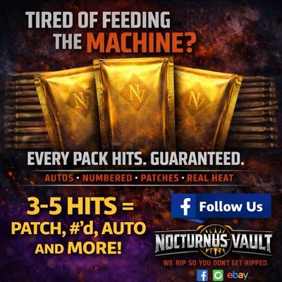   NFL Hot Pack | 3 5 Hits = Auto Patch # d & MORE! | Max Order Quantity = 5  