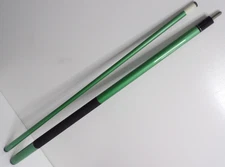 HARVARD GRAPHITE COMPOSITE 58" 19 OZ POOL STRAIGHT LINE CUE STICK GREEN BLACK