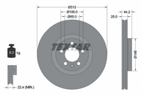2X Bremsscheibe Vorderachse FüR Audi A1 Allstreet City Carver Sportback