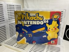 Pokémon Nintendo 64  Special Edition Pikachu N64 Console Completa e Firmata !!!