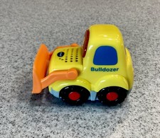 Vtech Go Go Smart Wheels Yellow Bulldozer Truck Lights Sound Tested Works