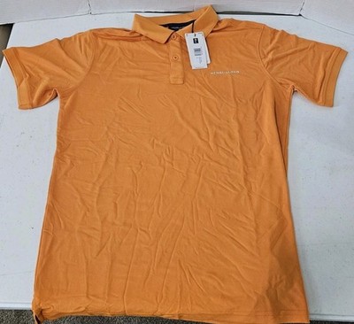 Henri Lloyd Mav Tec Polo Shirt XXL Mango Sorbet Casual Cotton New Nwt