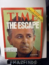 Gr2 1977 JAMES EARL RAY The Escape TIME Magazine June 20
