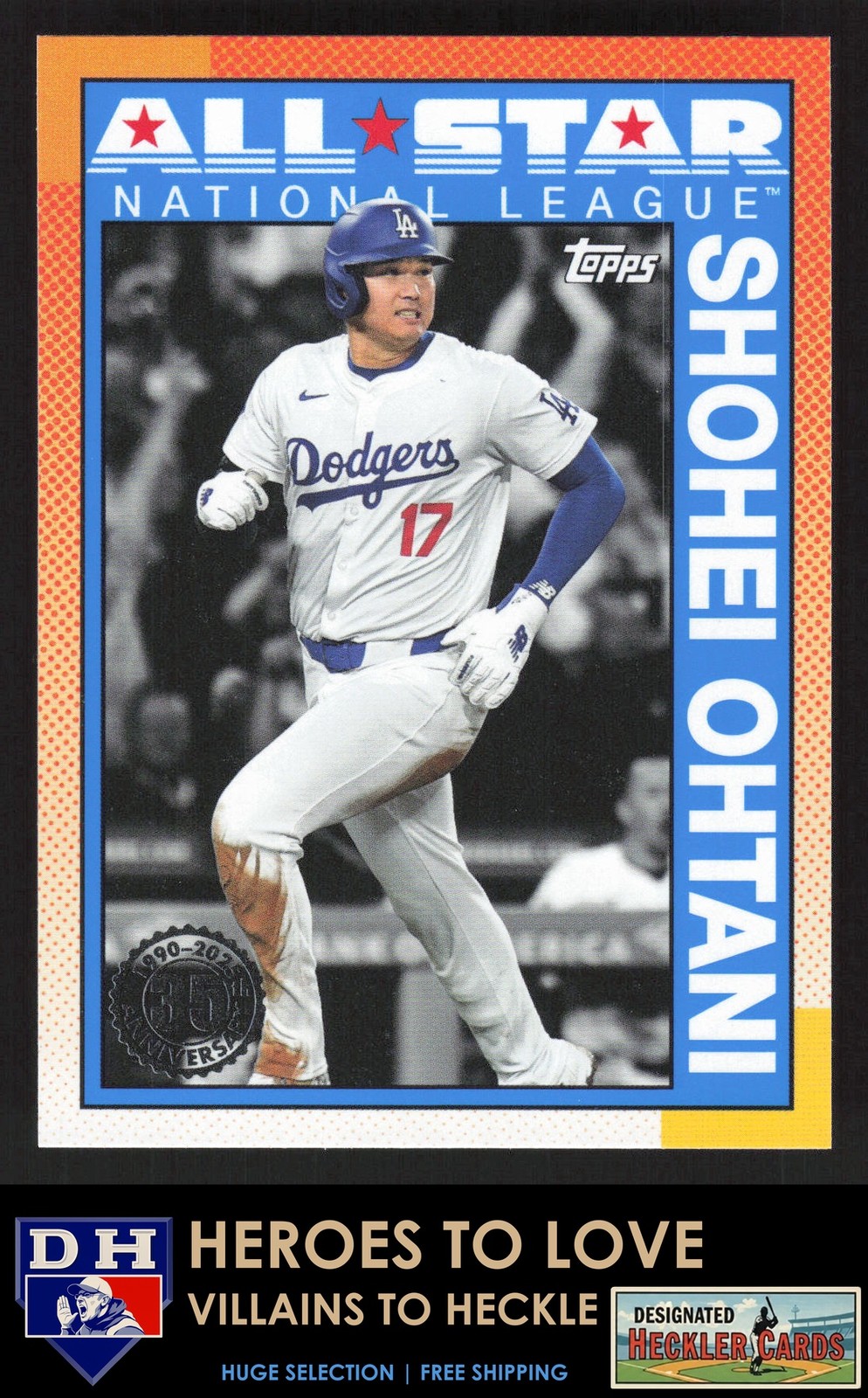 2025 Topps 1990 Topps 35th Anniversary All-Stars Shohei Ohtani #90AS-2 Dodgers