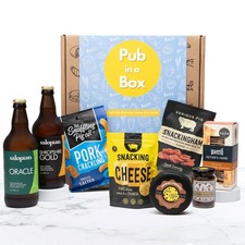 Salopian Ale Gift Hamper Cheese, Crackers, Chutney & Crunchy Pub snacks