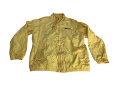 VTG Catalina WindBreaker Womens M 8/10 Jacket Golden Yellow Embroidered Pockets