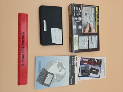 Vintage Sharp Wizard OZ-9600II 512KB Electronic Organizer No Power Box Manual