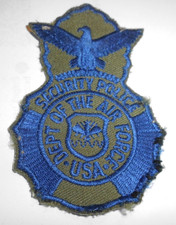 Alte USA Abzeichen, Ärmel "Polizei, US Air Force"