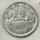 1953 $1 Canada Dollar 80% Silver Canadian Coin - Key Date