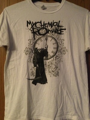My Chemical Romance - Grim Reaper - White Shirt - G/L - Optima | eBay