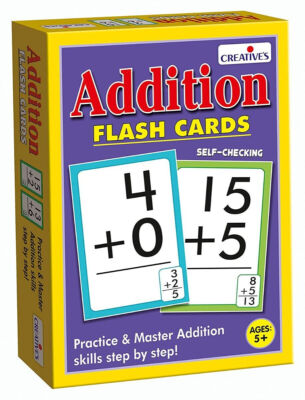 Cards for Kids, Improve Math Skills and Test Colorful and Durable Addition Flash