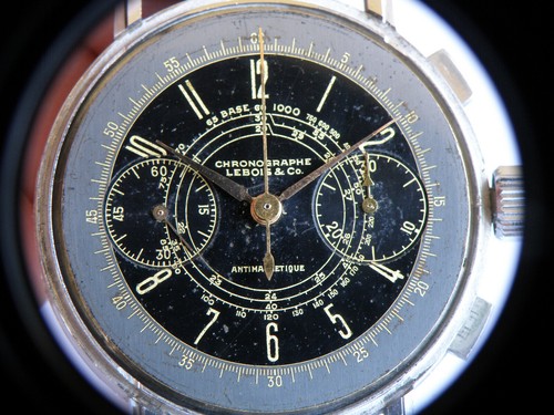 LEBOIS & Co.-CRONO-ACCIAIO-BITONALE-GILT-RUOTA A COLONNE-ANSE DOPPIE-LANDERON 39 - Picture 8 of 12