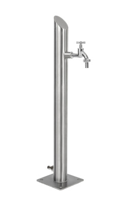 Wassersäule SRS 1010 mm Edelstahl V2A Bewässerung Zapfstelle Zapfsäule Garten