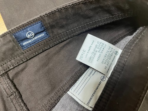 Lot Of 2 Adriano Goldschmied Graduate Tailored Leg 31 x 32 Pants Brown Beige A06 - Picture 3 of 17