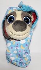 Disney JR T.O.T.S Pablo the Puppy Dog Cuddle Plush Stuffed Animal Baby w Blanket