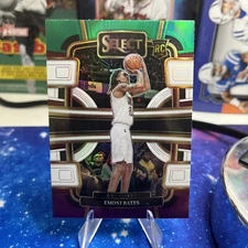 2023-24 Panini Select Emoni Bates Concourse Tri Color Prizm RC SP #67 Cavaliers