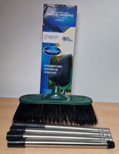 The Dustpan and Brush Store Synthetic Hard Bristle with Stainless Steel Handle