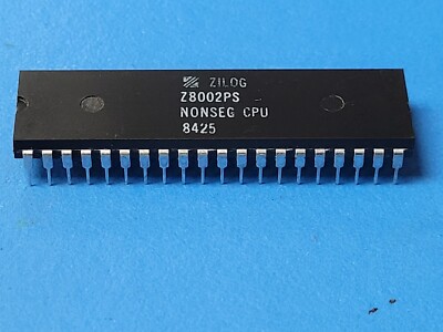 (1PC) Z8002PS NONSEG CPU ZILOG RISC Microprocessor 16-Bit 4MHz MOS PDIP40