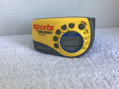 Sony Sports Walkman SRF-M78 Portable FM Stereo AM Radio With Arm Band - Tested