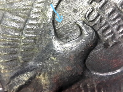 1983P Washington Quarter - Mechanical Doubling Reverse - 25c -See Pictures Circ!