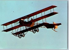 Historic Airplane Postcard Avro Triplane IV BV27