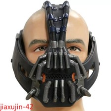 Bat man Bane Cosplay Face Mask PVC Soft Helmet Replica Halloween Props Accessory