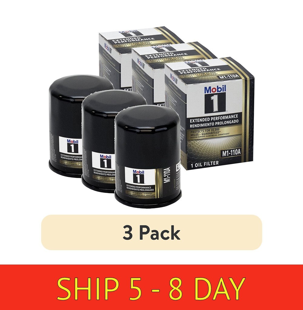 3-Pack Mobil 1 Extended Performance M1-110A Oil Filters