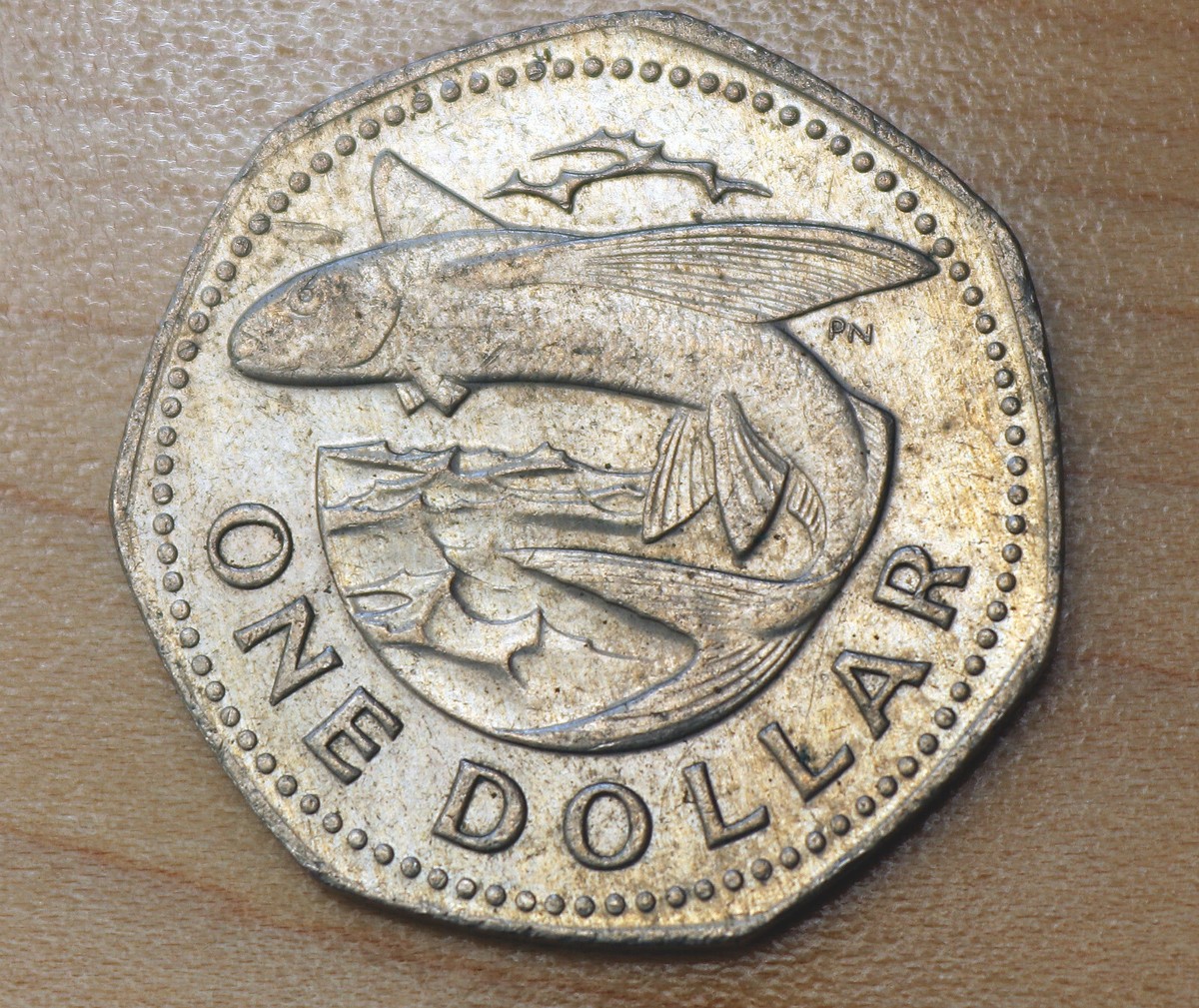 1979 Barbados 1 Dollar Flying Fish | eBay