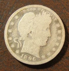 1896-O Barber Quarter