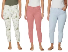 Buffalo Ladies' Havana Tencel Blend Skinny High Rise Soft Stretch Ankle Pant