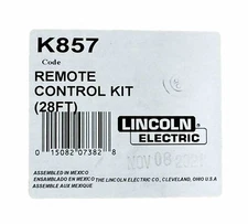 Lincoln Electric K857 Remote Output Control, 28’ cable Connector. 6 PIN.