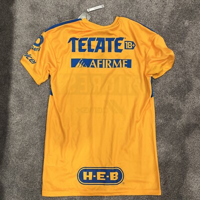 Adidas Tigres UANL Mexico Gold Soccer Jersey 22/23 Mens Size Small
