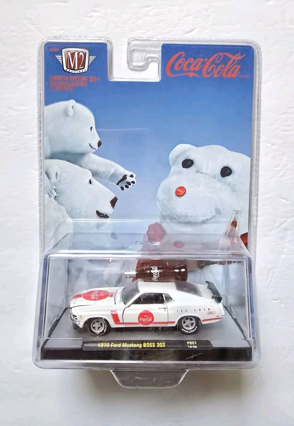 M2 Machines 1:64 Coca-Cola 1970 Boss 302 19-08 PB01 Walmart Only Release