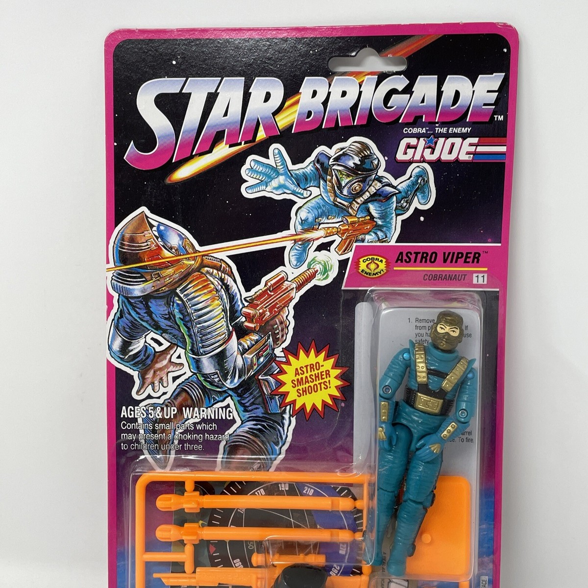 GI Joe Star Brigade Cobra Enemy Astro Viper Cobranaut 1993