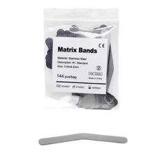 REDLAND TOFFLEMIRE TYPE Dental STAINLESS STEEL MATRIX BANDS 144/PACK