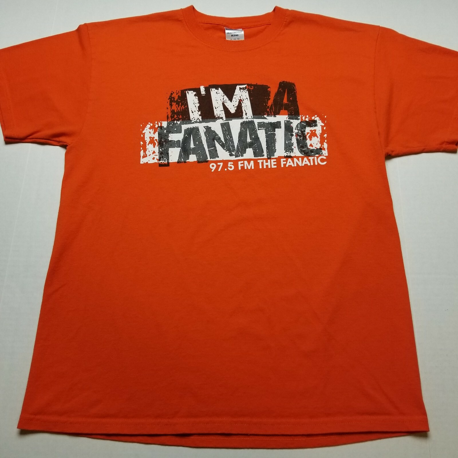 The Fanatic 97.5 Sports Radio TShirt Mens XL Orange Philadelphia