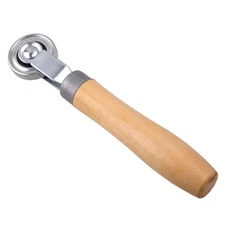 Wooden Handle Tire Patch Stitcher Ball Bearing Roller Tyre Patch Repair Tool sf